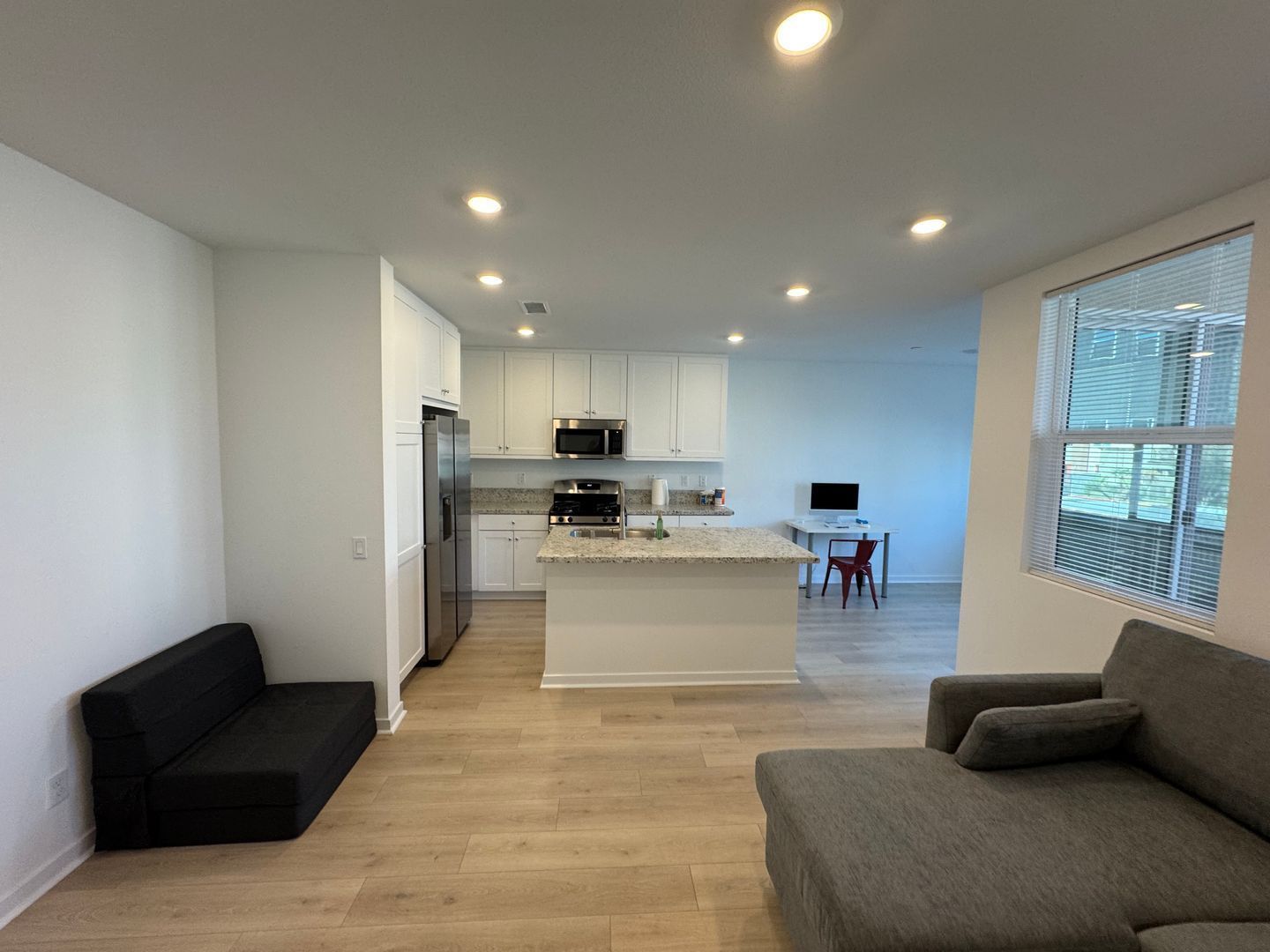 Brand New 1 bedroom, 1 bath Townhome with 2 car tandem garage for lease property image