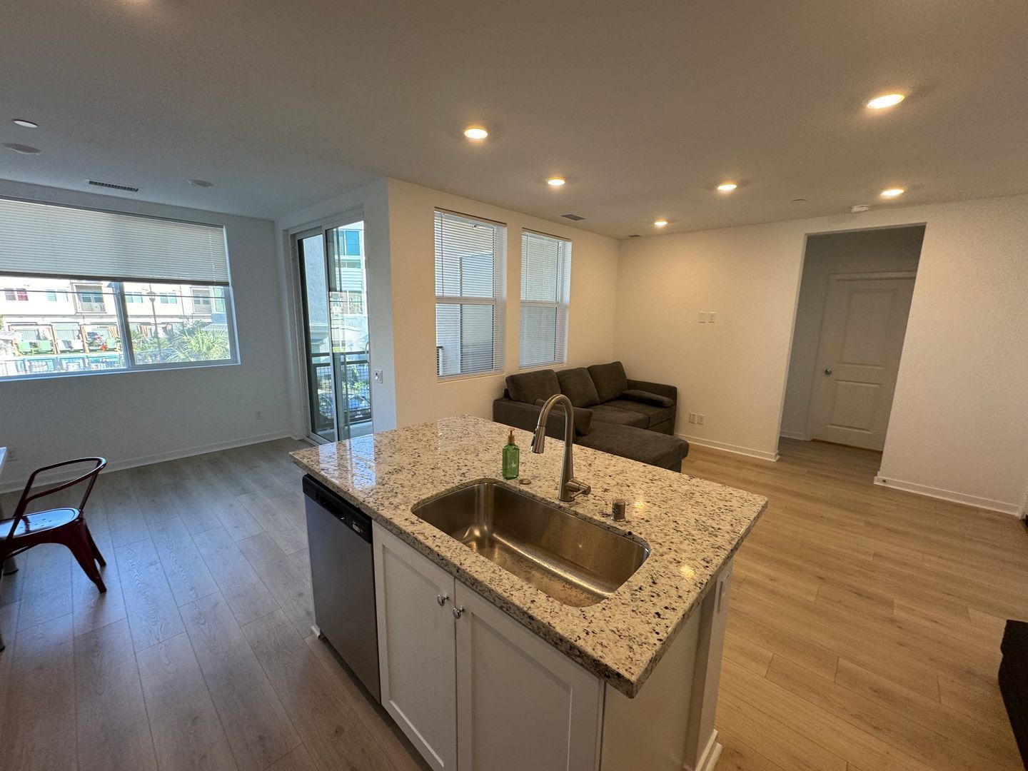 Brand New 1 bedroom, 1 bath Townhome with 2 car tandem garage for lease property image