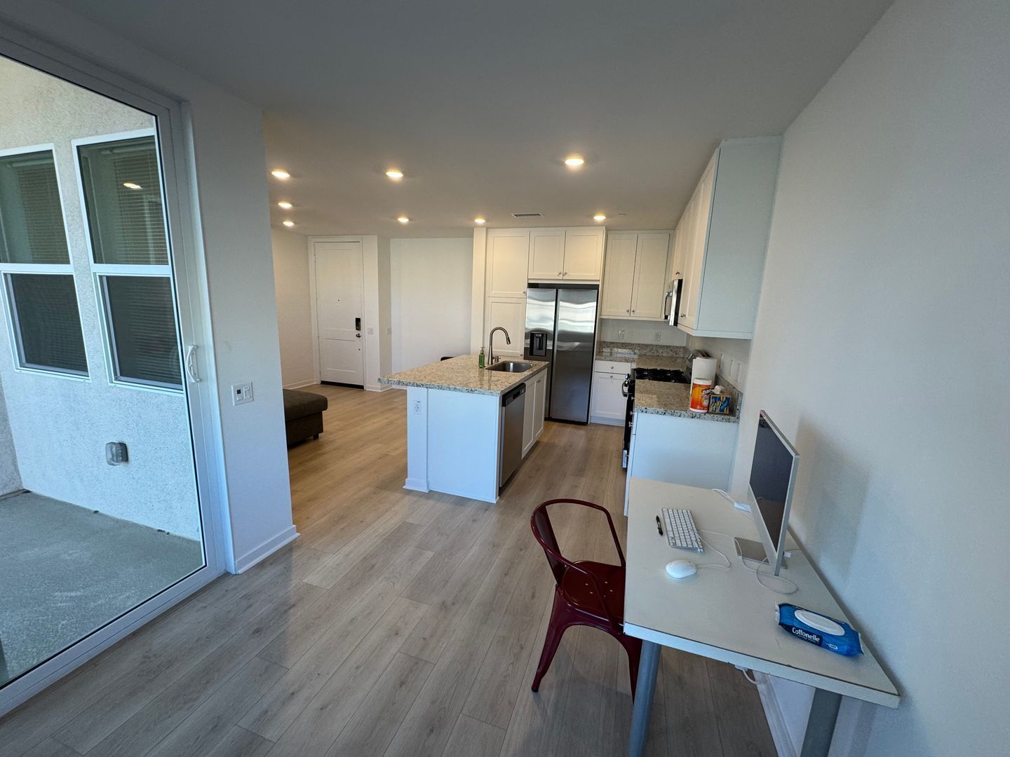 Brand New 1 bedroom, 1 bath Townhome with 2 car tandem garage for lease property image